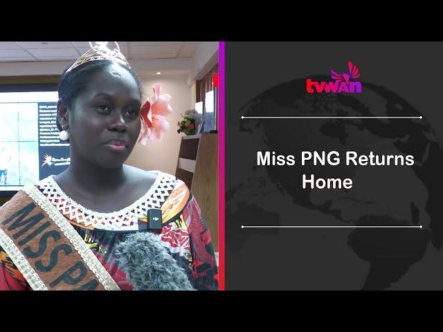 Miss PNG returns Home MPIP