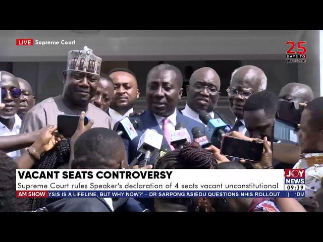 Vacant Seats Controversy: We expect NDC to respect the outcome of this case - Afenyo Markin