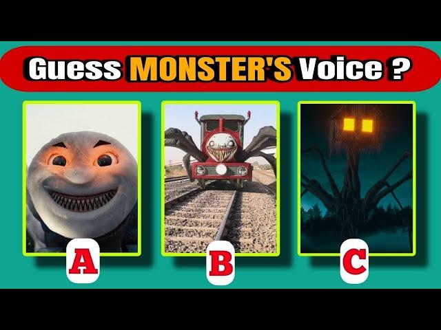 Guess The Monster's Voice || Thomas Exe  Choo Choo Charles  House Head