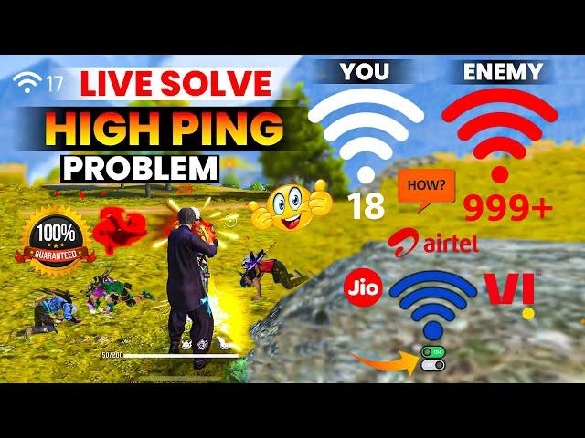 Free Fire Main Network Problem Thik Kaise Kare | Ping Problem Free Fire | High Ping Problem 2025