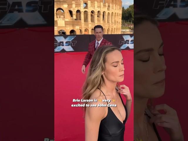 Brie Larson is Exited about John Cena