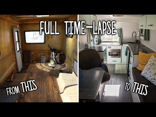 Complete RV Renovation! Start to Finish Time-lapse!