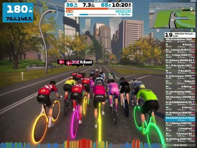 [230609] Zwift - Race: DZR After Party Series (B) on NYC KOM After Party in New York