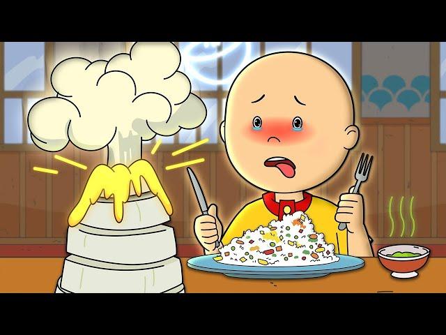 Caillou at the Restaurant | Caillou Cartoon