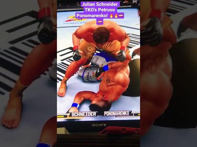 Julian Schneider TKO’s Petruso Ponomarenko! 