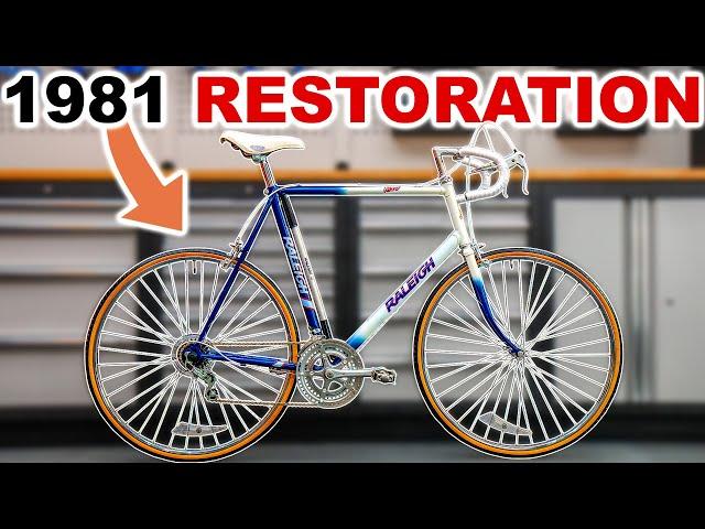 Restoring This Abandoned Vintage Raleigh! 1981 Rebuild! Service, Hub & Bearing transformation ASMR!