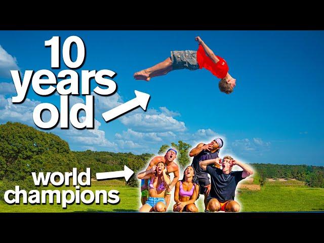 KID vs ADULTS EXTREME GYMNASTICS CHALLENGE