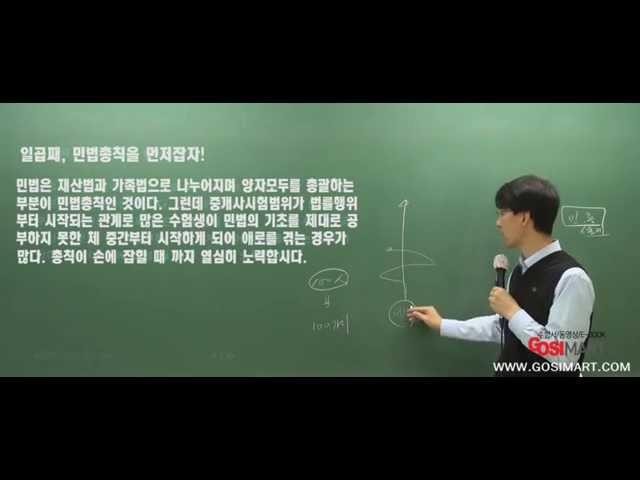 고시마트 2015년 공인중개사 민법 및 민사특별법 기초입문강의 1강