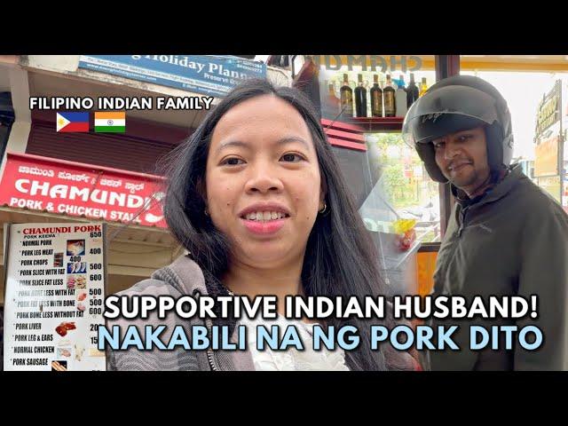 INDIA  SUPPORTIVE AND INDIANONG MISTER SA PAGBILI KO NG PORK‼️ ︎Filipino Indian Family