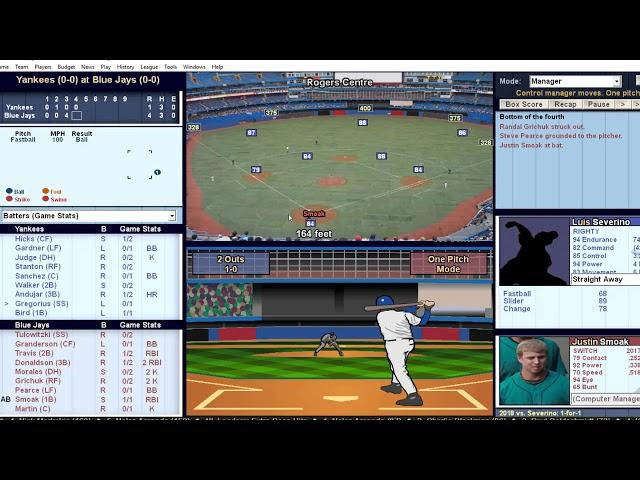 Baseball Mogul 2018 Gameplay (Pc Game).