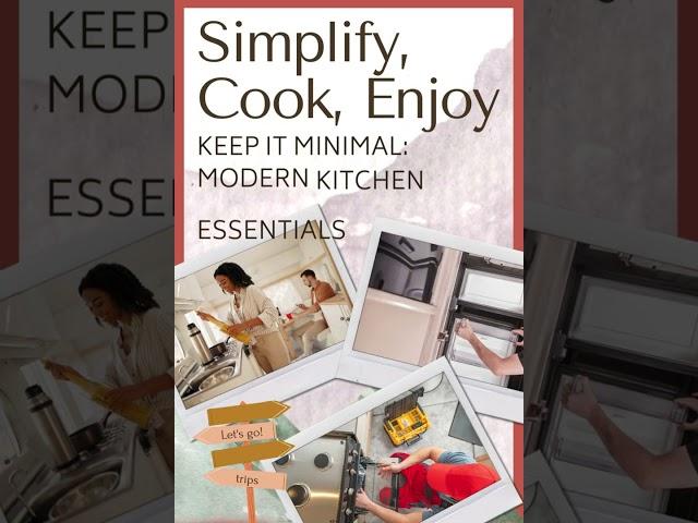 Keep It Minimal: Modern Kitchen Essentials for RV Life! Streamline your RV kitchen with our guide to