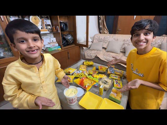 Yellow Color Challenge  With Brothers