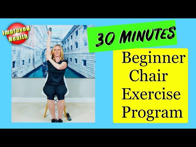 AT HOME Chair Exercises for Seniors, Older Adults and Beginners