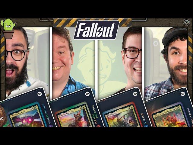 First Look FALLOUT Precon Decks | Dogmeat vs Dr. Madison vs Mothman vs Caesar