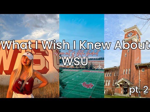 5 MORE Things I Wish I Knew About WSU as an out of state student