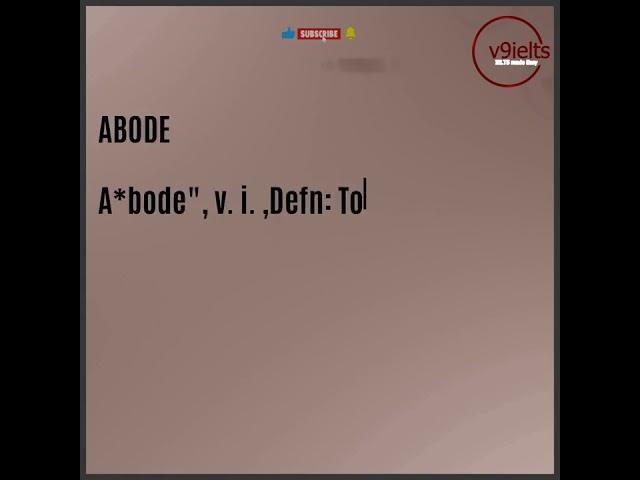 ABODE