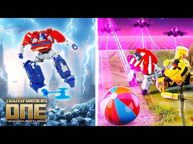 Jump, Flip & Splash! | TRANSFORMERS Robots