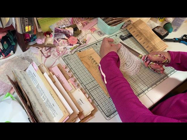 Craft with Me - Shabby Chic Waterfall Journal - Part 4