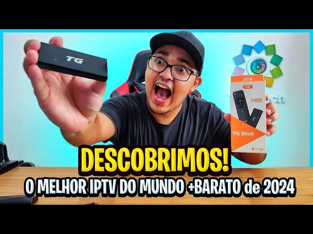 BRASIL TV NEW VITALÍCIO! TG STICK melhor que HTV & UNITV +COMPLETO e BARATO em 4K BOX TIGRE ORIGINAL