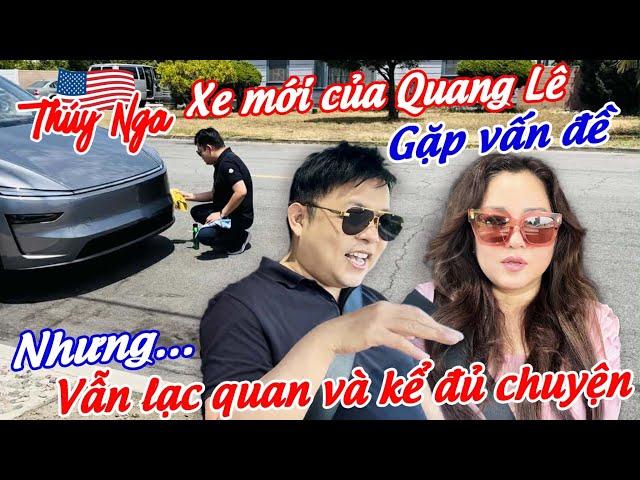 Xe mới của Quang Lê gặp vấn đề nhưng.. vẫn lạc quan và kể đủ chuyện..