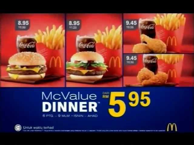 [TVC] McDonald's McValue Dinner