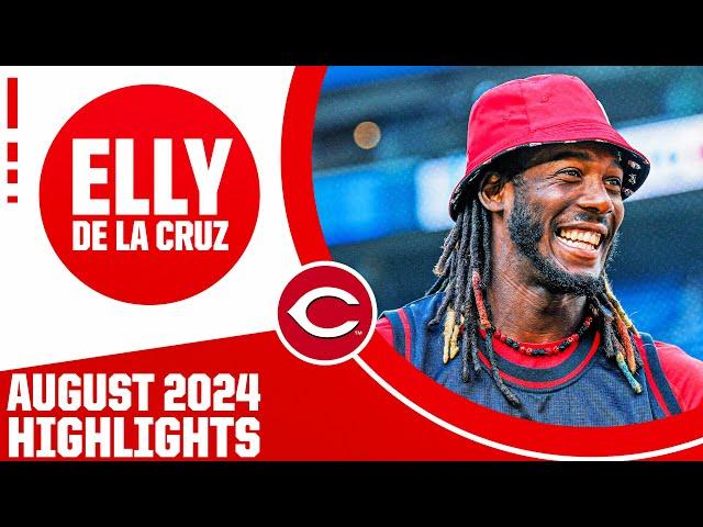 Elly De La Cruz August 2024 highlights (First player to 60 steals in 2024!)