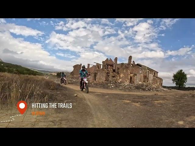 Daves Group Day 2 at Dirt Bike Holidays - motorcycle trail riding holidays in Spain