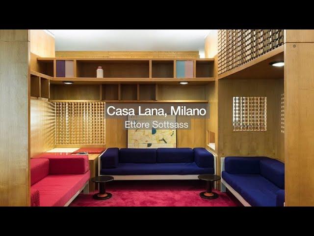 Ettore Sottsass - Casa Lana, Milano, Italy. 1960's (rebuilt in Milano Triennale)