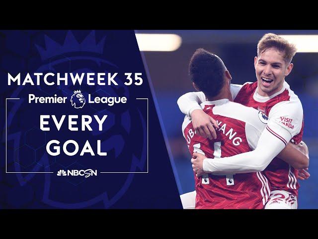 Every Premier League goal from Matchweek 35 (2020-2021) | NBC Sports