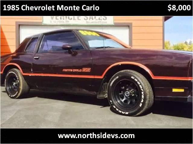 1985 Chevrolet Monte Carlo Used Cars Spokane Deer Park Colvi