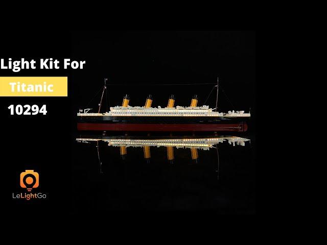 Light Kit For LEGO Titanic Speed Build - Creator 10294 | Titanic 10294 Lighting Kit