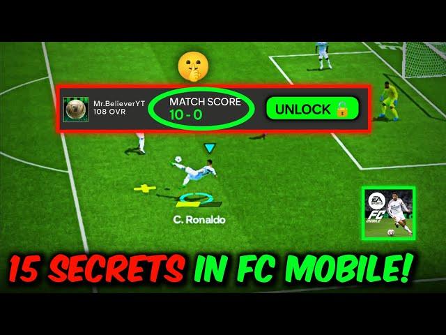 15 Secret TIPS NO ONE WILL TELL YOU in FC Mobile 25 [Ep 02] | Mr. Believer