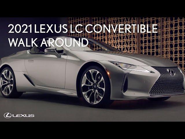 2021 Lexus LC 500 Convertible Walk Around | Lexus