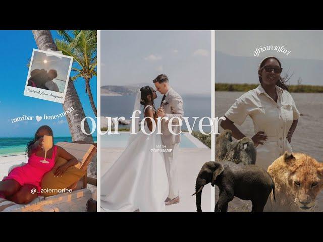 wedding + honeymoon vlog | we got married in Athens and honeymooned in Tanzania!