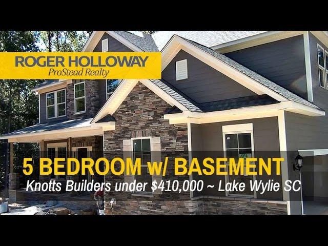 Lake Wylie New Construction Home for Sale with Basement