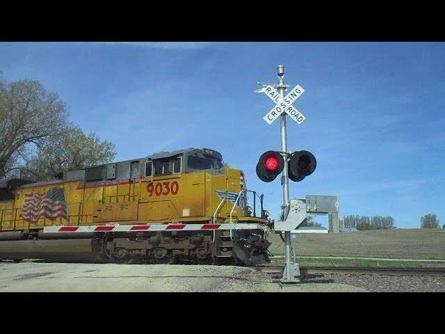 UP 9030 Plus 2 North CWTBP Filmed At North Kasper Siding (5-7-2019)