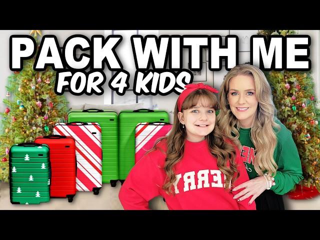 ULTIMATE Christmas PACK WITH ME! Kids Airplane SNACKS & ACTIVITIES + Organization