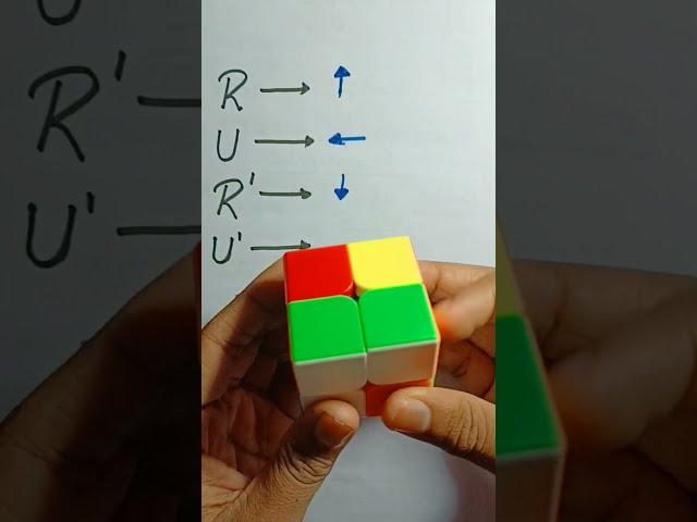 Magic tricks to solve Rubik's Cube (2×2)#Shorts