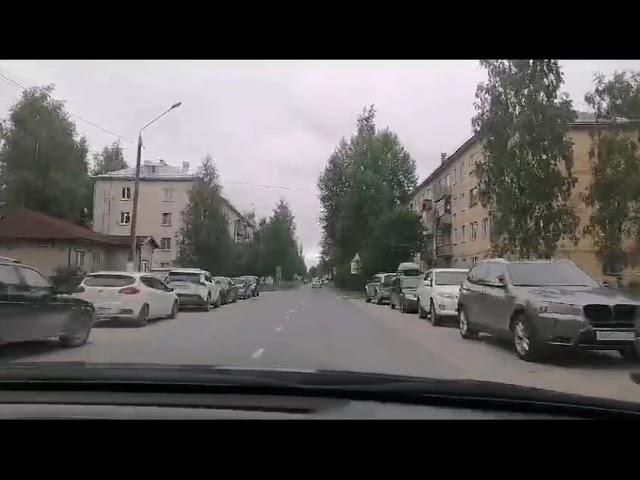 г. Мирный Арх. обл глазами автотуриста.