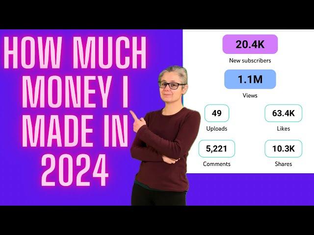 How Much Money I Made on YouTube in 2024 as a Small Channel