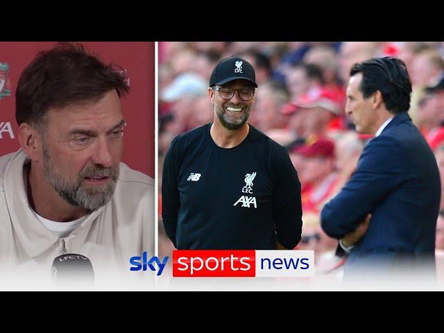 Liverpool: Jurgen Klopp says Aston Villa's Unai Emery is 'one of the best we have in the business'