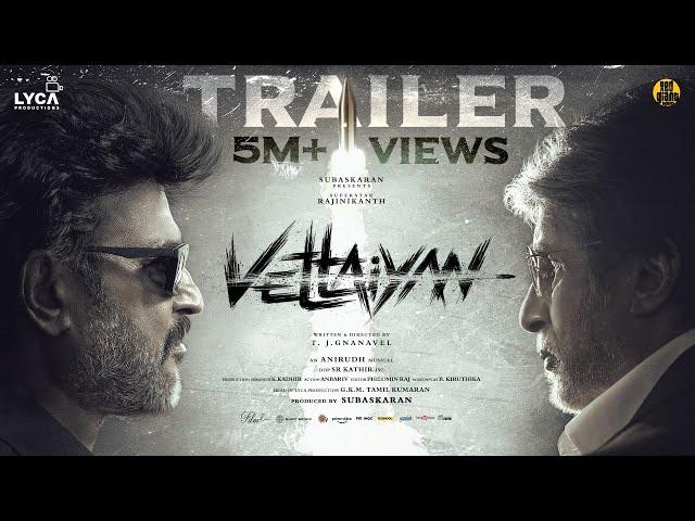 Vettaiyan - Trailer | Rajinikanth | Amitabh Bachchan | T.J. Gnanavel | Anirudh | Subaskaran | Lyca