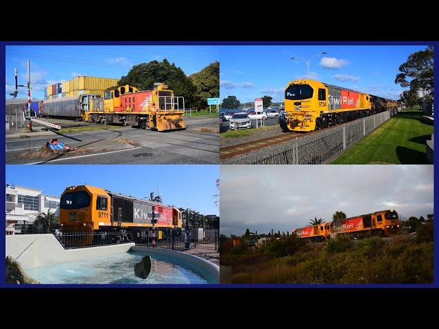 Tauranga Railfanning (ft. DSG 3249, brand-new DL 9711 and a late Train 345) ~ early August 2023 (HD)