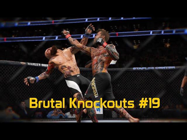 EA Sports UFC 2 - Best Brutal Knockouts Compilation #19