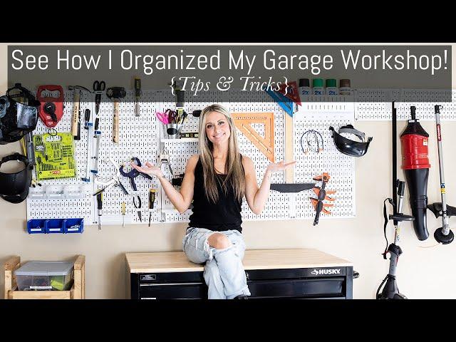 Garage Workshop Organization Project