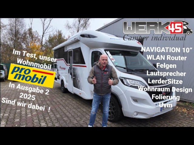 Promobil hat uns getestet… 10“Navigation im Ducato.- Sound Upgrade -Leder Wlan Router - Felgen- UVM