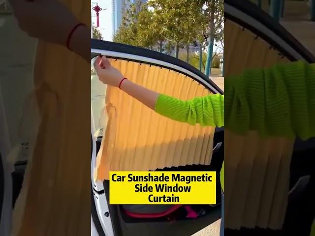 Magnetic Retractable Car Side Window Curtain—For Sun Protection&Privacy Protection