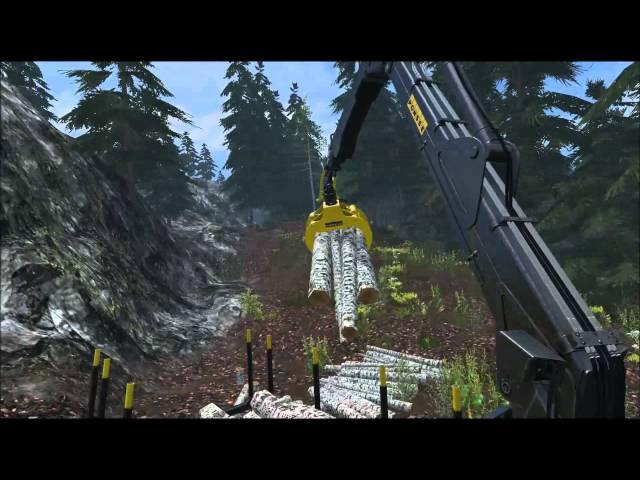 Farming simulator 2015: Logging birch trees Part1