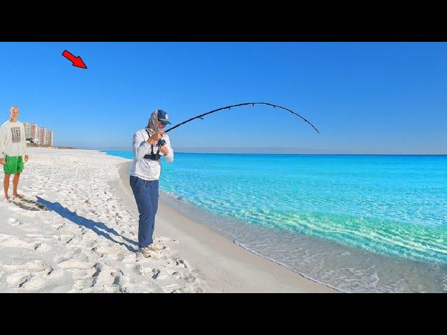 Fishing Florida's Clearest Water Beach and Caught Dinner! *Catch, Clean, & Cook*