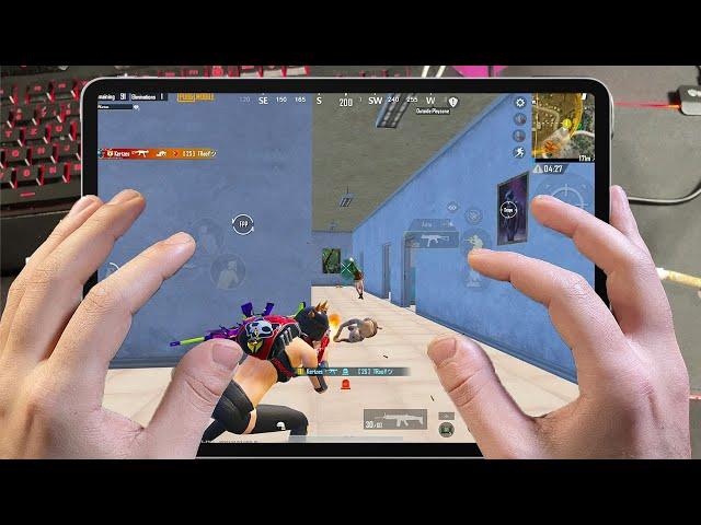 IPAD PRO M1 7 FINGERS HANDCAM CLAW PUBG MOBILE